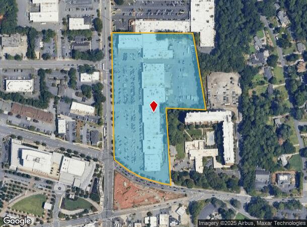  6225 Roswell Rd, Atlanta, GA Parcel Map