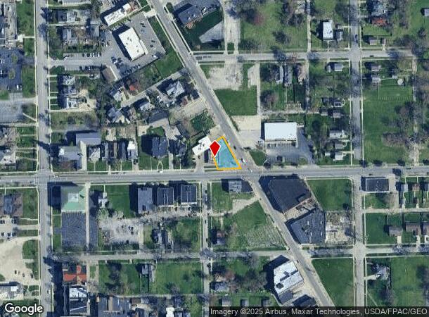  350 W Bancroft St, Toledo, OH Parcel Map