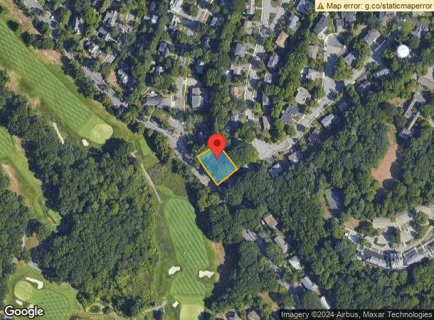  678 Dedham St, Newton Center, MA Parcel Map