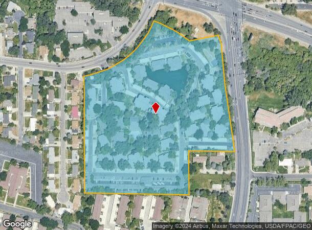  4929 S Lake Pines Dr, Salt Lake City, UT Parcel Map