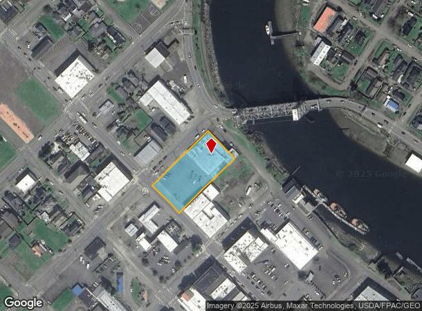  605 Simpson Ave, Hoquiam, WA Parcel Map