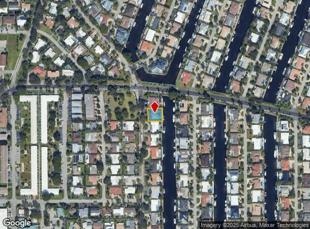 3860 Ne 23Rd Ave, Lighthouse Point, FL Parcel Map