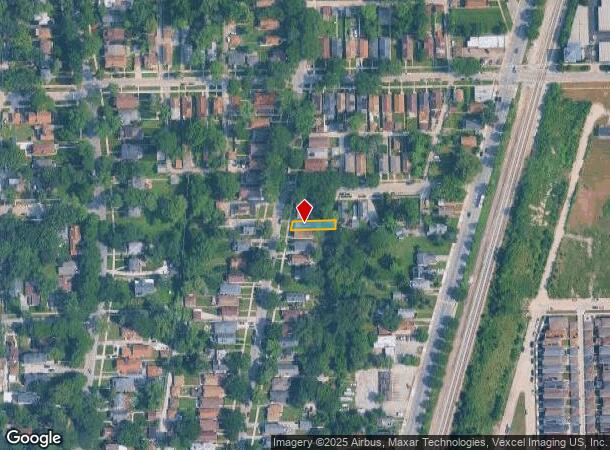  10539 S Church St, Chicago, IL Parcel Map