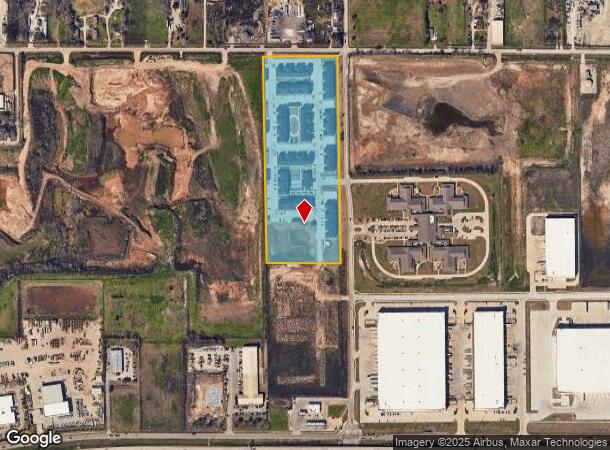 13958 Cottingham St, Houston, TX Parcel Map