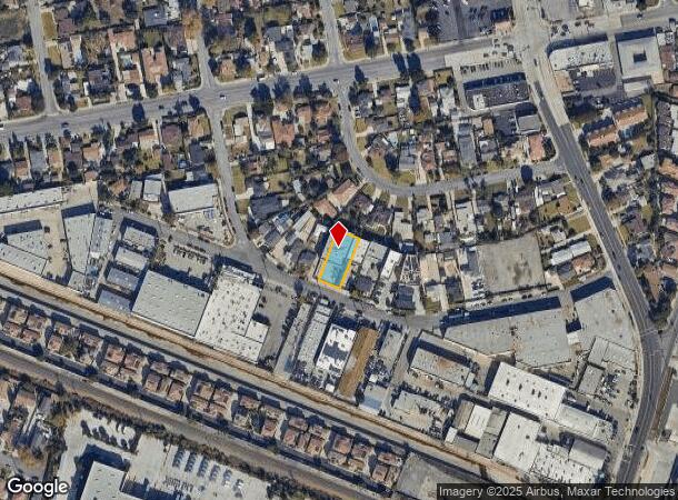  9517 Gidley St, Temple City, CA Parcel Map