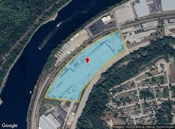  1145 Donner Ave, Monessen, PA Parcel Map