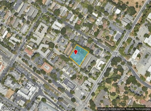  1040 Noel Dr, Menlo Park, CA Parcel Map