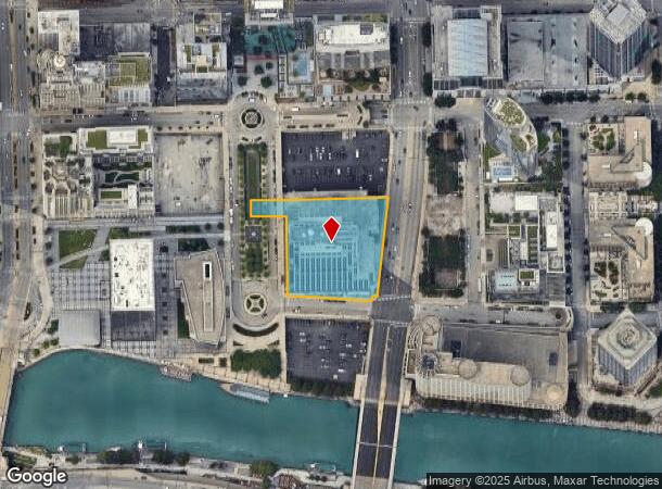 454 N Columbus Dr, Chicago, IL Parcel Map