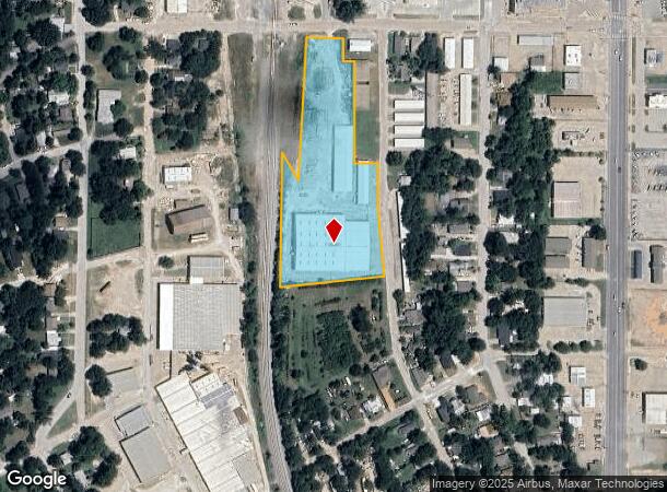  216 S Bois Darc St, Hillsboro, TX Parcel Map
