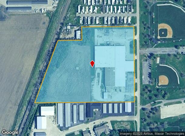 701 S Main St, Chatham, IL Parcel Map