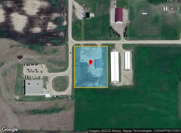  1581 1 Ave S, Hawley, MN Parcel Map