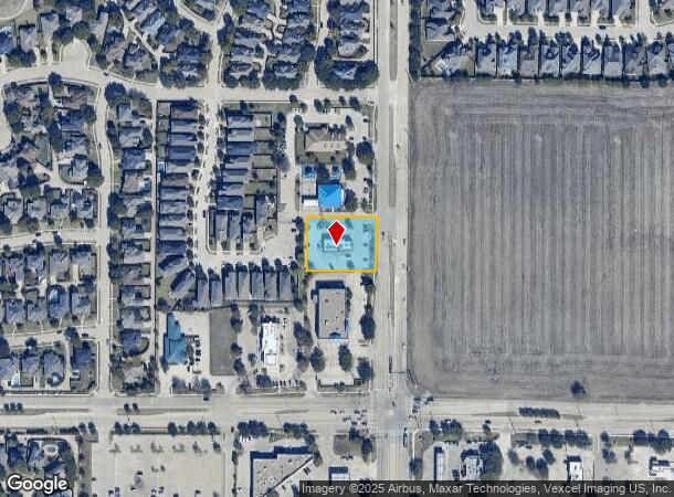  9095 Custer Rd, Plano, TX Parcel Map