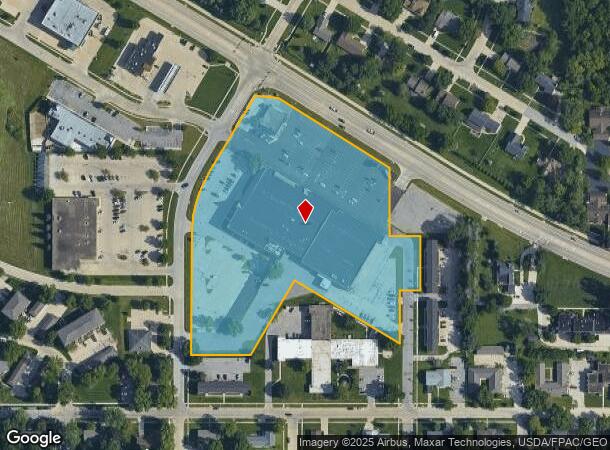 2302 W 1St St, Cedar Falls, IA Parcel Map