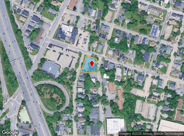  45 Oak Ave, Worcester, MA Parcel Map