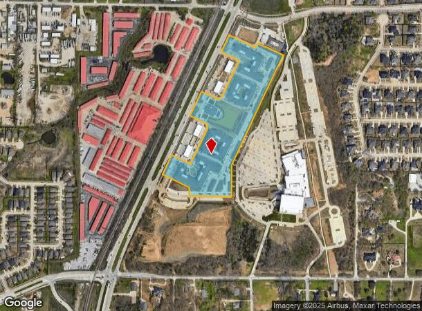  1400 N Main St, Keller, TX Parcel Map