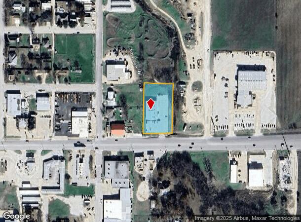  825 E Division St, Muenster, TX Parcel Map