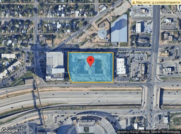  2520 Marsha Sharp Fwy, Lubbock, TX Parcel Map