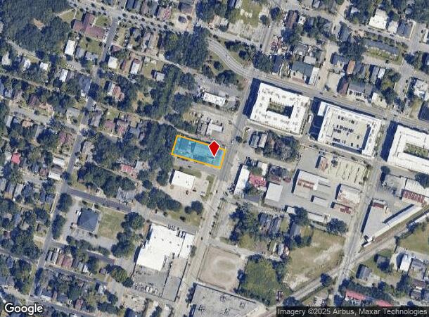  2809 W Montgomery St, Savannah, GA Parcel Map