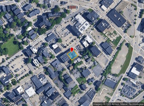 689 Main St, Worcester, MA Parcel Map