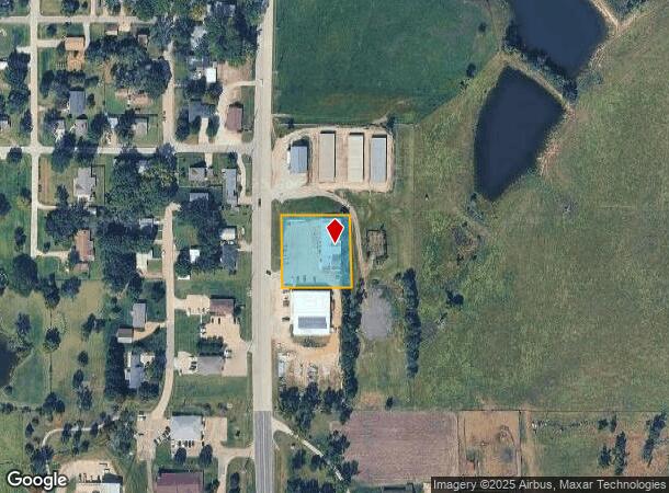  1005 Walnut St, Oskaloosa, KS Parcel Map