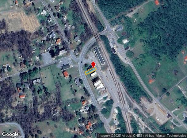 132 N Main St, Pamplin, VA Parcel Map