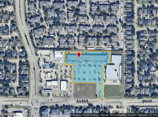 2865 Mcdermott Rd, Plano, TX Parcel Map