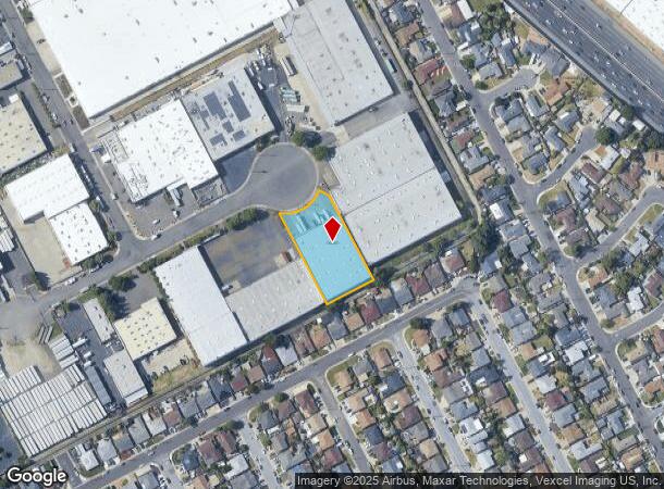  1444 Factor Ave, San Leandro, CA Parcel Map
