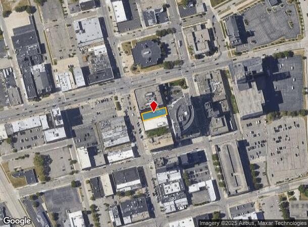  50 N Saginaw St, Pontiac, MI Parcel Map