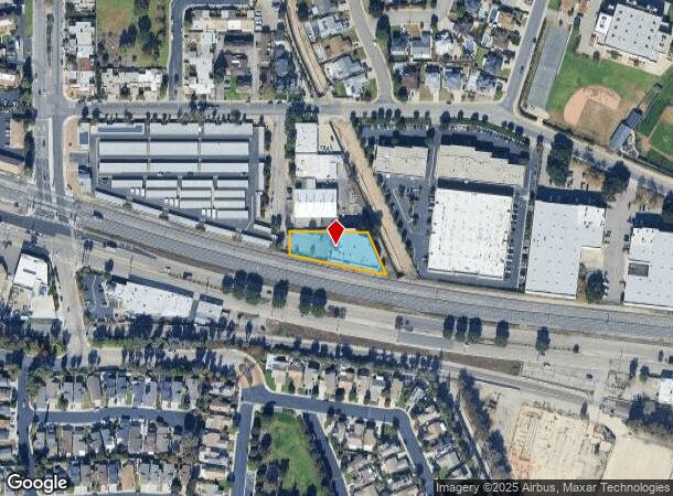  1950 Walker St, La Verne, CA Parcel Map