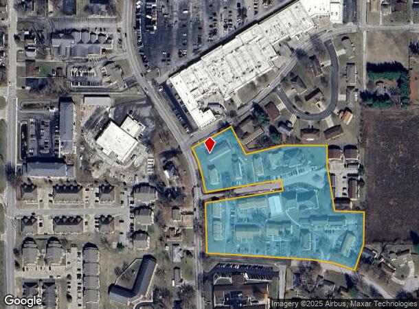 1206 N Hillcrest Dr, Seymour, IN Parcel Map