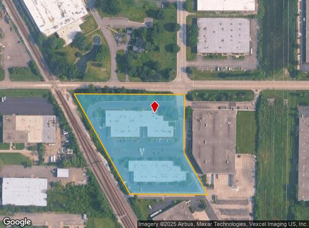 100 Terrace Dr, Mundelein, IL Parcel Map