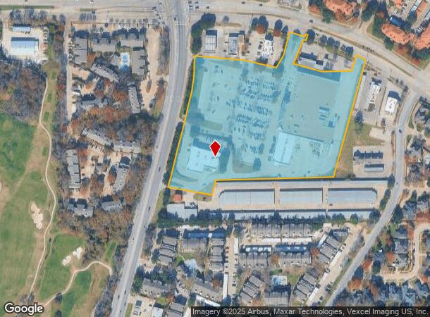 2733 N Collins St, Arlington, TX Parcel Map