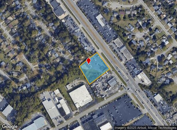  568 E New Circle Rd, Lexington, KY Parcel Map