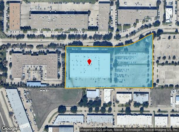 4550 Excel Pkwy, Addison, TX Parcel Map