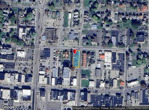  553 Chestnut St, Coshocton, OH Parcel Map