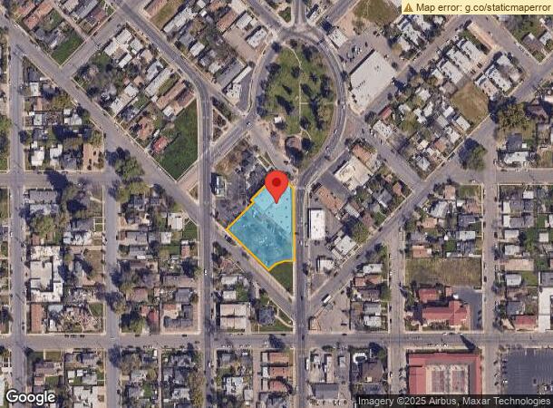  711 N Court St, Visalia, CA Parcel Map