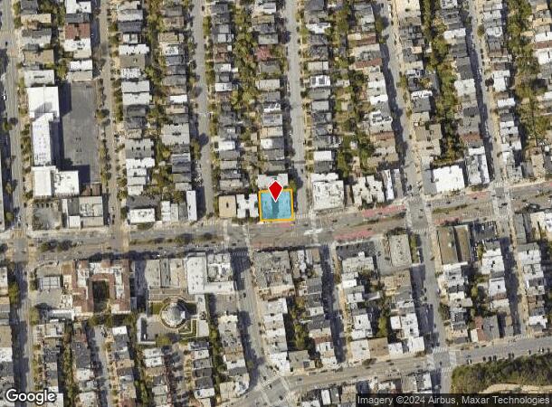  3400 Geary Blvd, San Francisco, CA Parcel Map