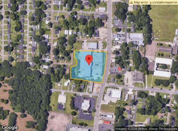  2001 Moss St, Lafayette, LA Parcel Map