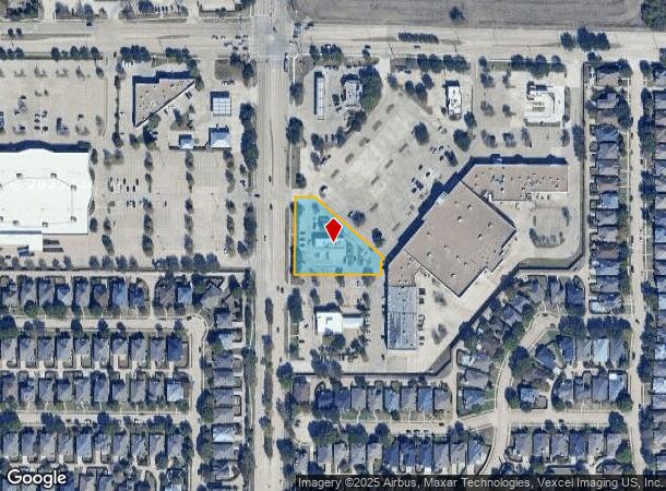  215 S Custer Rd, Allen, TX Parcel Map