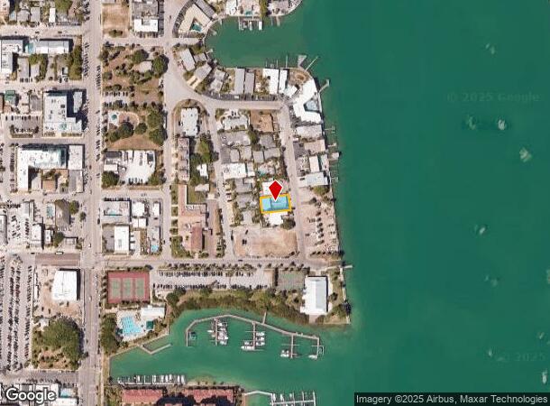 580 Bay Esplanade, Clearwater Beach, FL Parcel Map