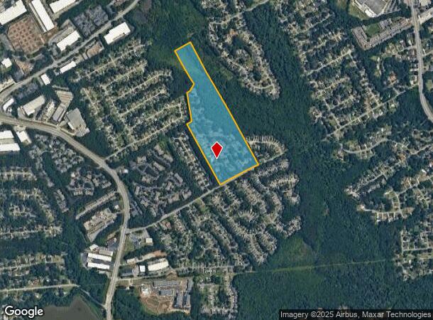 4025 Arc Way, Norcross, GA Parcel Map