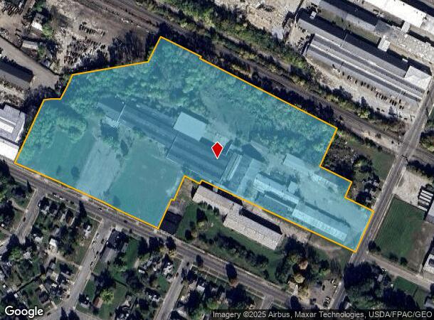  1210 Kenton St, Springfield, OH Parcel Map