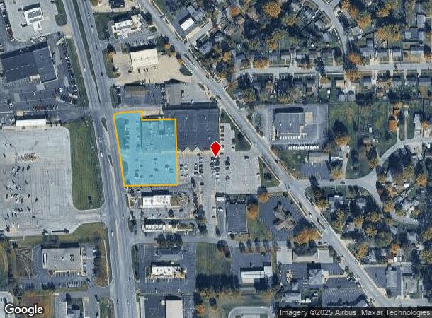 1172 N Main St, Franklin, IN Parcel Map