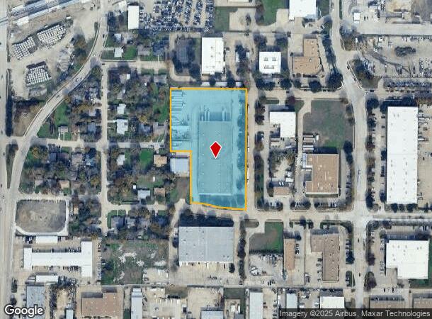  1001 Progress St, Plano, TX Parcel Map