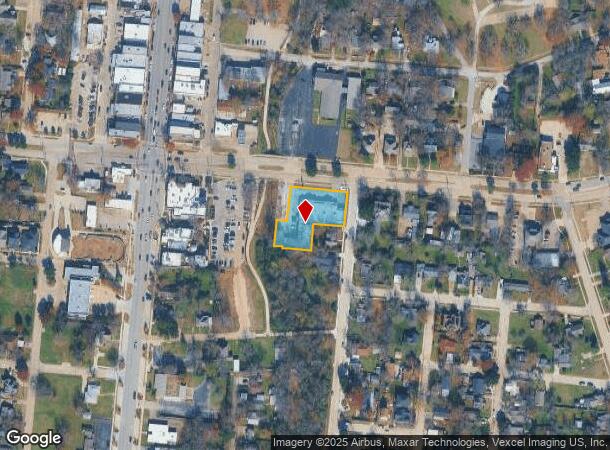  208 E Broad St, Mansfield, TX Parcel Map