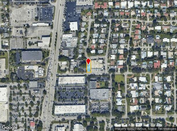 1819 Ne 25Th St, Lighthouse Point, FL Parcel Map