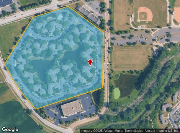 2010 Fox Pointe Dr, Aurora, IL Parcel Map