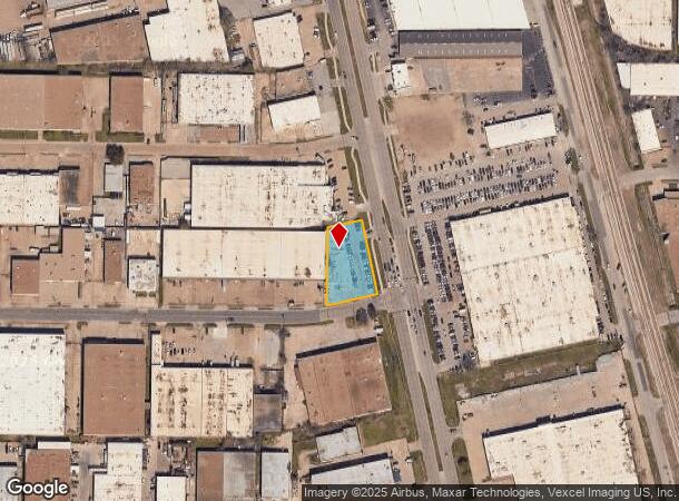  10779 Harry Hines Blvd, Dallas, TX Parcel Map