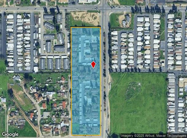 1725 N Marks Ave, Fresno, CA Parcel Map