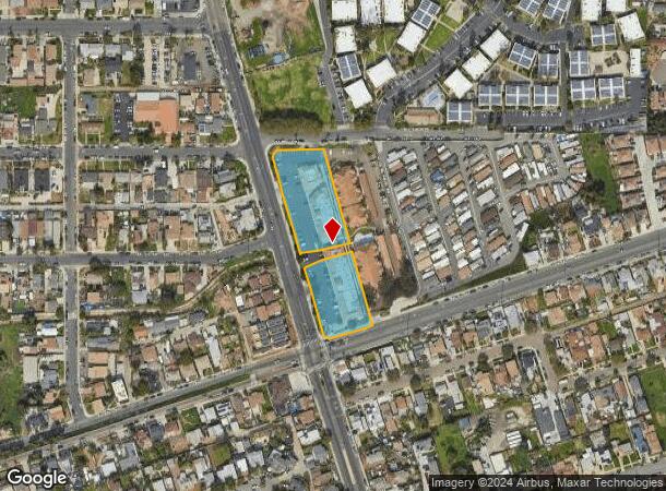  51 N Highland Ave, National City, CA Parcel Map